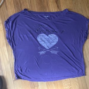 Purple Express Tee Size Medium